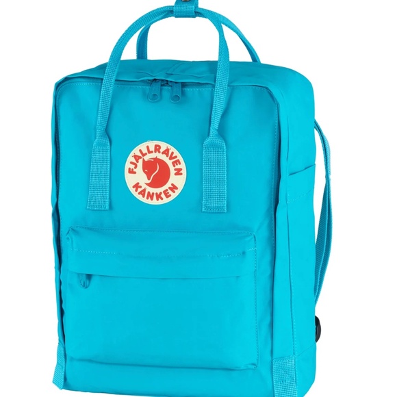 Fjällräven turquoise blue Kanken unisex backpack NWT - Picture 1 of 9